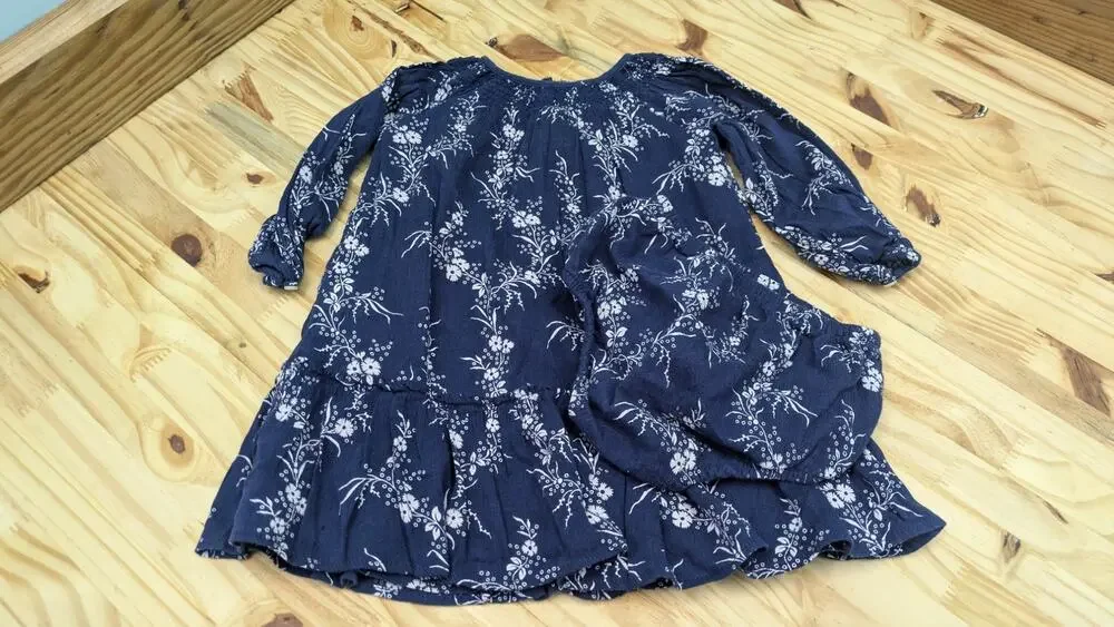 Ralph Lauren Baby Dress with bloomers 9 Months  Navy